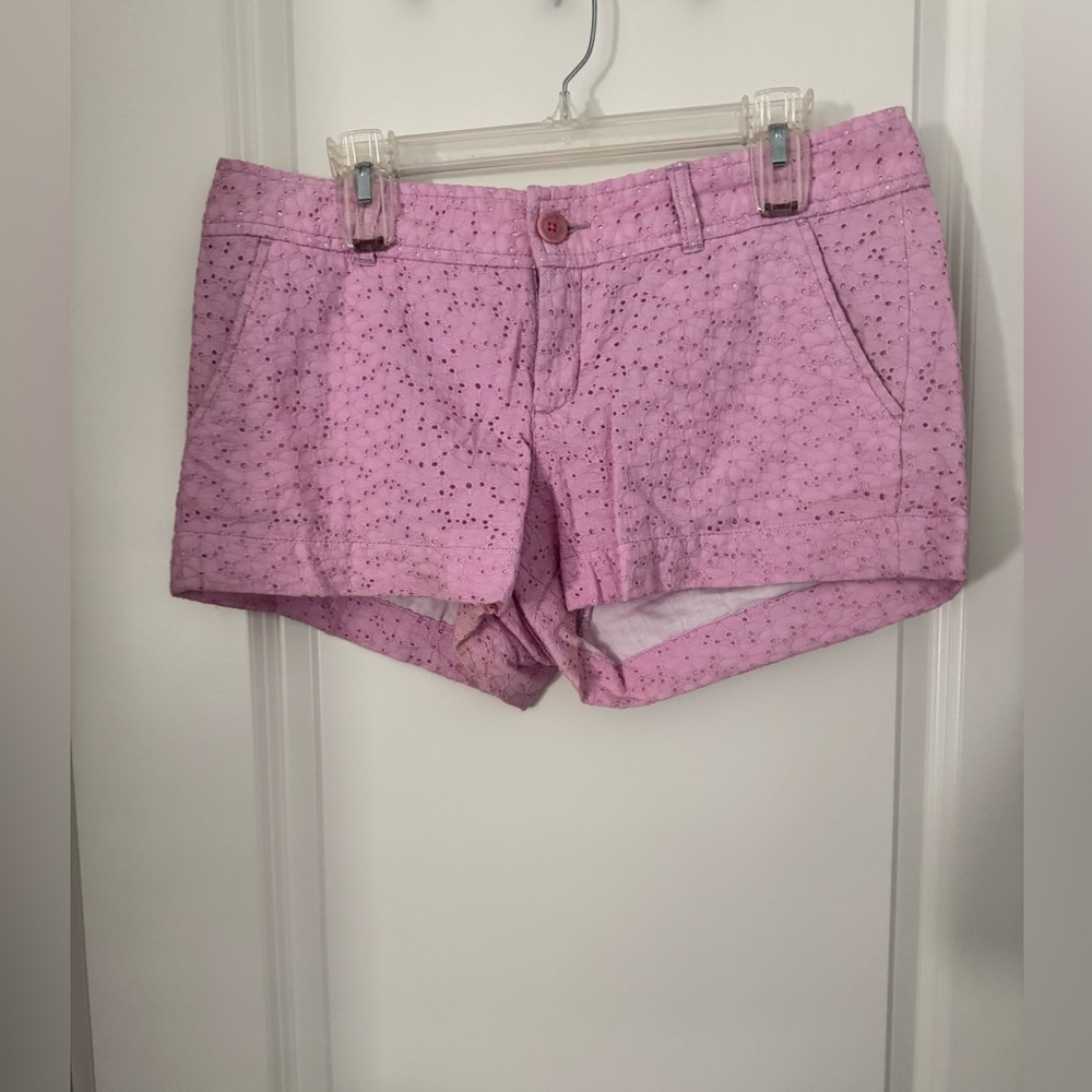 Lilly Pulitzer eyelet shorts, size 10